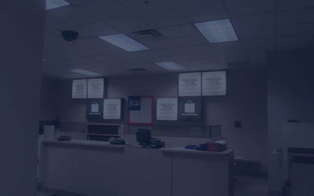 Generic customer service desk in a public space