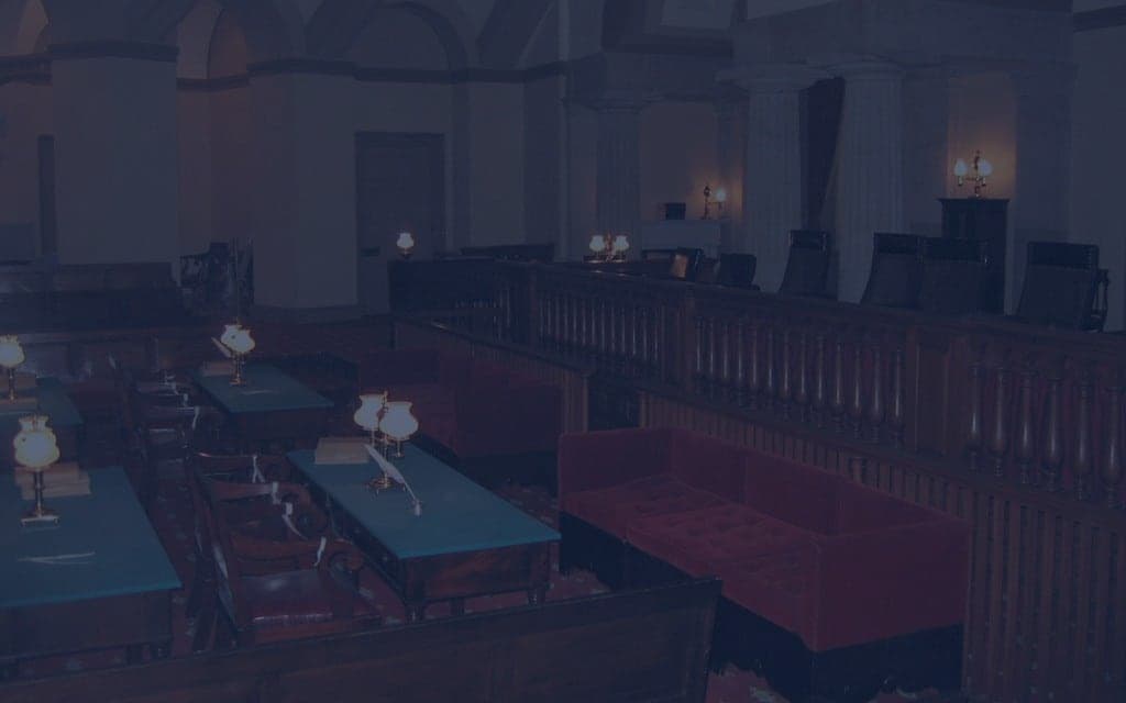 Supreme Court courtroom interior